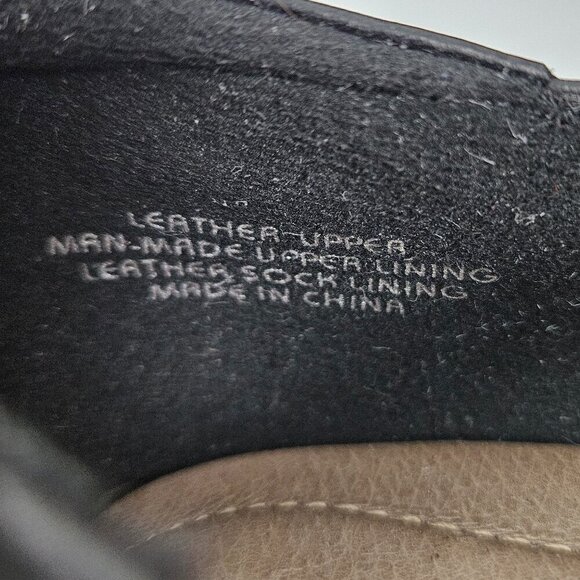 Earth Dione Wide Perforated Black Leather Heel Mary Jane Shoe 8 D - Picture 11 of 12